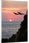Acapulco Cliff Divers at Sunset by Anonymous