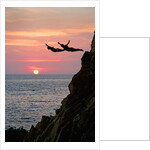 Acapulco Cliff Divers at Sunset by Anonymous