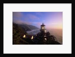 Sunset at Heceta Head Lighthouse in Oregon by Anonymous