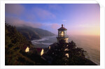 Sunset at Heceta Head Lighthouse in Oregon by Anonymous