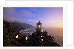Sunset at Heceta Head Lighthouse in Oregon by Anonymous