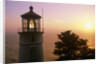 Sunset at Heceta Head Lighthouse in Oregon by Anonymous