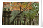 Lanterns at Kasuga Taishi Shine by Anonymous