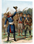 Trade Card of Henri de la Rochejaquelein Leading a Revolt by Anonymous