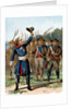 Trade Card of Henri de la Rochejaquelein Leading a Revolt by Anonymous