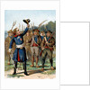 Trade Card of Henri de la Rochejaquelein Leading a Revolt by Anonymous
