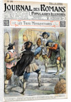 Magazine Illustration of the Three Musketeers by Anonymous