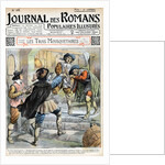 Magazine Illustration of the Three Musketeers by Anonymous