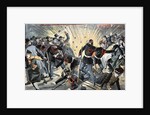 Illustration of a Bomb Exploding in Paris by Anonymous