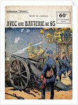 Cover Illustration of With a Battery of 95 by Henry de Chazelle
