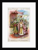 Illustration of Courtly Figures from Aladdin or the Marvelous Lamp by Anonymous