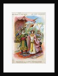 Illustration of Courtly Figures from Aladdin or the Marvelous Lamp by Anonymous