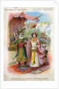 Illustration of Courtly Figures from Aladdin or the Marvelous Lamp by Anonymous