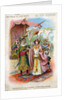 Illustration of Courtly Figures from Aladdin or the Marvelous Lamp by Anonymous