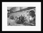 The Sewers of Paris - The Wagon Illustration by Jules Pelcoq