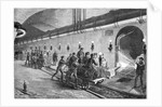 The Sewers of Paris - The Wagon Illustration by Jules Pelcoq
