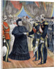 Illustration of the Arrival of Queen Victoria at Cherbourg in 1897 by Anonymous