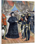 Illustration of the Arrival of Queen Victoria at Cherbourg in 1897 by Anonymous