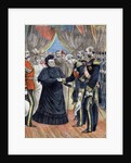 Illustration of the Arrival of Queen Victoria at Cherbourg in 1897 by Anonymous