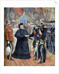 Illustration of the Arrival of Queen Victoria at Cherbourg in 1897 by Anonymous