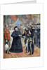 Illustration of the Arrival of Queen Victoria at Cherbourg in 1897 by Anonymous