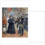 Illustration of the Arrival of Queen Victoria at Cherbourg in 1897 by Anonymous
