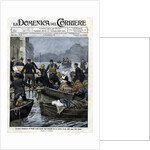 Illustration of the Rescue of Invalids During a Paris Flood by Anonymous