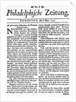 Philadelphische Zeitung by Anonymous