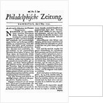 Philadelphische Zeitung by Anonymous