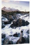 View of a river running over rocks by Anonymous