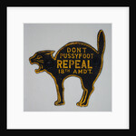 Anti-Prohibition Novelty Item by Anonymous