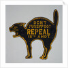 Anti-Prohibition Novelty Item by Anonymous