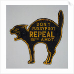 Anti-Prohibition Novelty Item by Anonymous