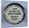Scottsboro Boys Defense Fund Pin by Anonymous