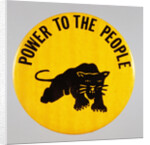 Black Panther Pin by Anonymous