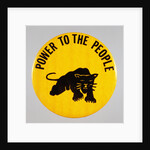 Black Panther Pin by Anonymous