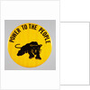 Black Panther Pin by Anonymous