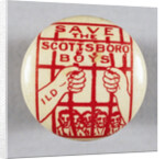 Save The Scottsboro Boys Button by Anonymous