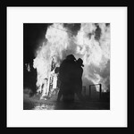 Firefighters Trying to Control Newark Fires by Anonymous