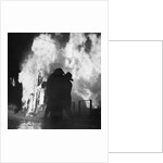 Firefighters Trying to Control Newark Fires by Anonymous