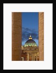 St.Peter's Basilica, The Vatican, with columns in the foreground, Rome, Italy by Anonymous