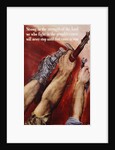 Strong in the Strength of the Lord Poster by David Stone Martin