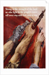 Strong in the Strength of the Lord Poster by David Stone Martin