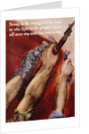 Strong in the Strength of the Lord Poster by David Stone Martin