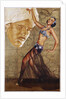 Poster with a Belly Dancer and a Man in a Turban by Anonymous