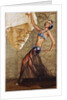 Poster with a Belly Dancer and a Man in a Turban by Anonymous