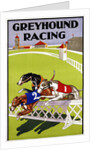 Greyhound Racing Poster by Anonymous