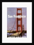 San Francisco United Airlines Poster by Stan Galli