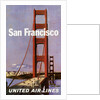 San Francisco United Airlines Poster by Stan Galli