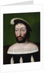 Portrait of King Francis I of France by Joos van Cleve
